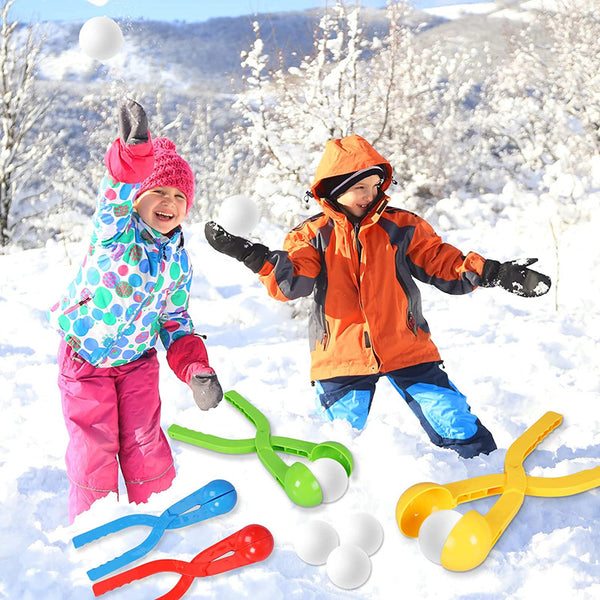 Snowball Maker Toys Snow Toy Kit Snowball Maker Clip Beach Sand Toy Fun Winter Outdoor Snow Toy For Snow Fight