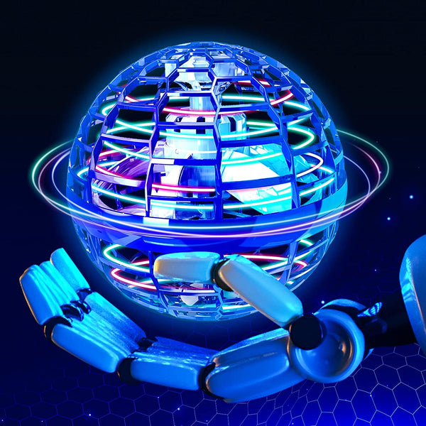 Flying Orb Ball Toys for 3 4 5 6 7 8 9 10 Year Old Boy and Girl, Hand Controlled Mini Drone Hover Ball, Flying Ball Magic Ball Indoor Outdoor Games, Ideal Gift for Kids